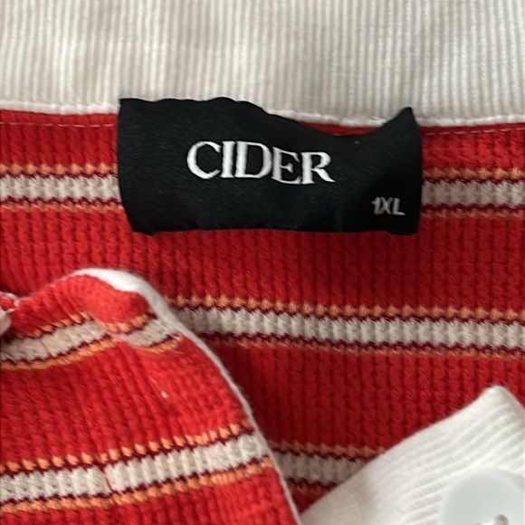 Cider Cropped Striped Polo - Picture 3 of 4